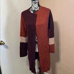 Hannah Two-Tone Knit Sweater